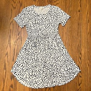 dalmatian print dress